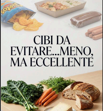 Cibi da evitare
